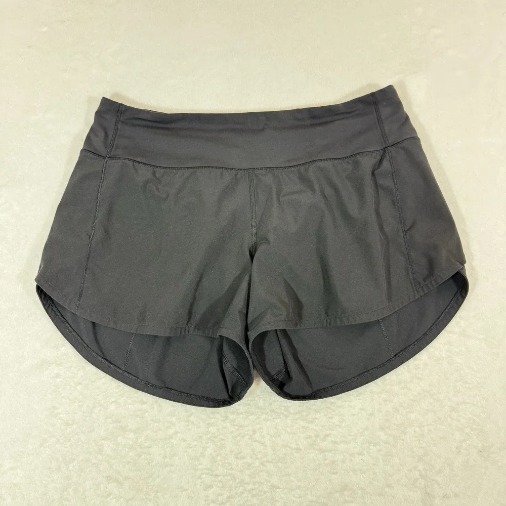 Lululemon Speed Up Lined Short Women's Size 8 — Black 3.5